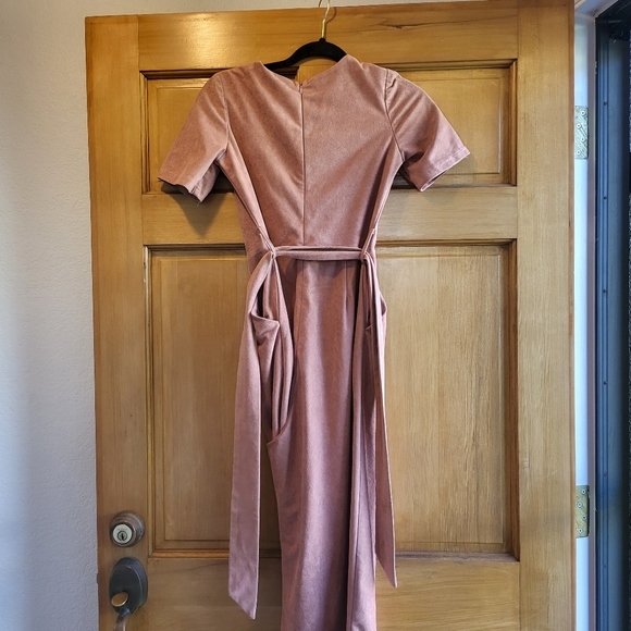 Lioness Pink Swede Dress XS - Picture 3 of 4